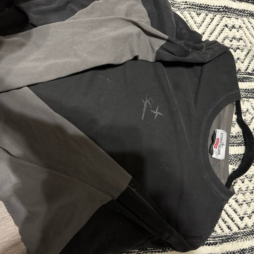 2023 Supreme x Stone Island Long-Sleeve Top 'Black'